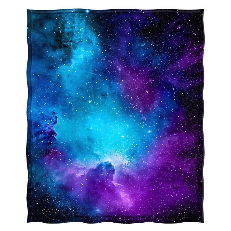 Levens Space Galaxy Blanket Gifts for Kids Adults, 60"x50" Space Blanket Science Fiction Print Birthday Christmas Spaces Themed Gifts for Women Girls Boys, Soft Cozy Flannel Galaxy Room Decor Throw - Image 2